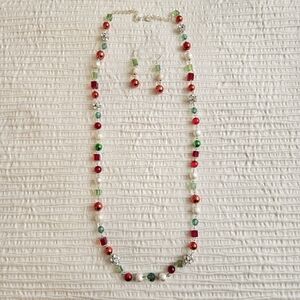 Christmas 🎄 Necklace & Earring Set